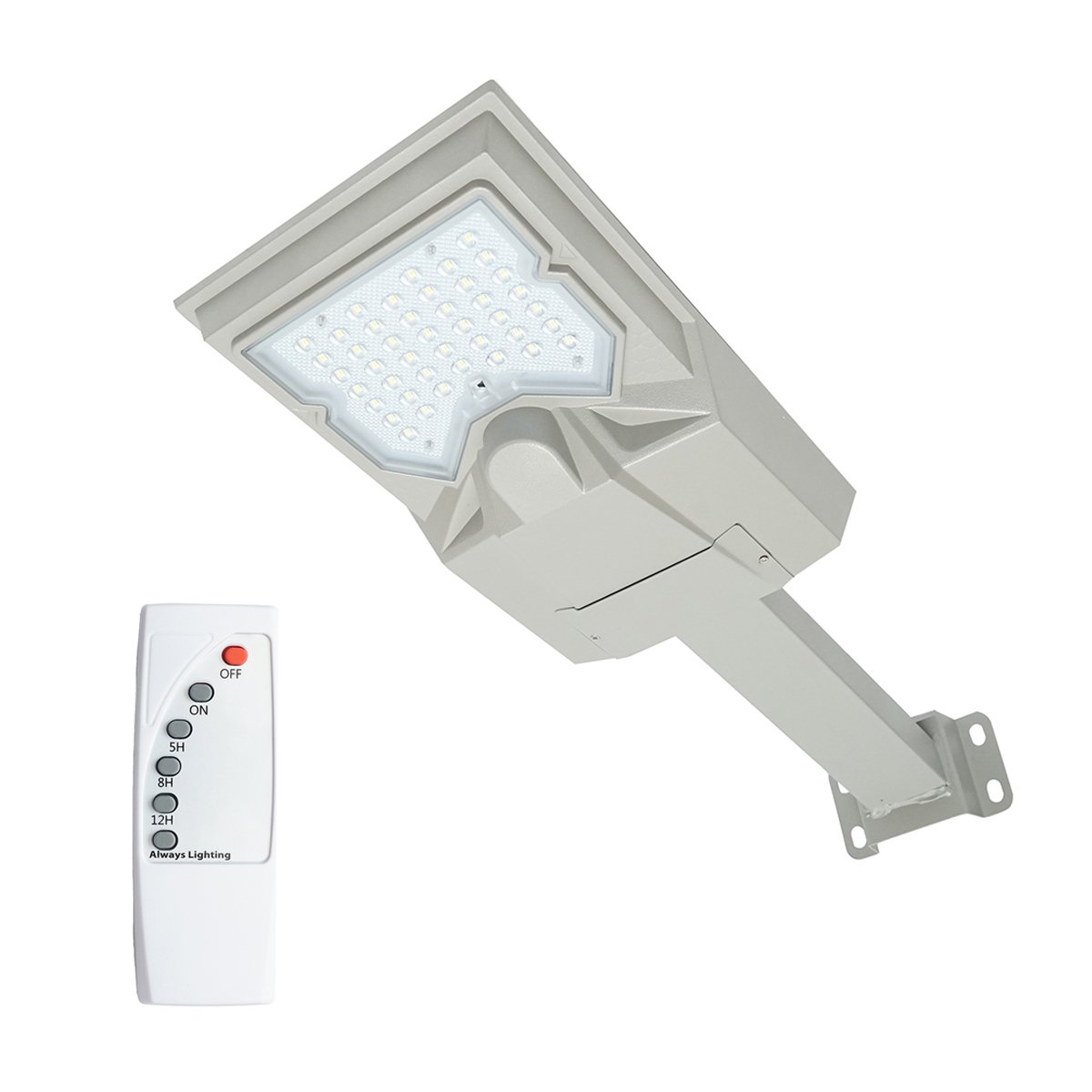 Lampa solara LED iluminat stradal 200W, 6500K, IP65 cu panou solar si telecomanda Breckner Germany